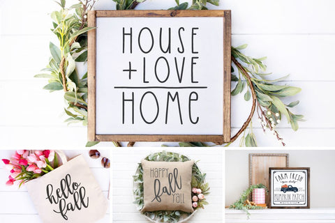 Autumn Bundle - 13 SVG Cut Files SVG Lettershapes 