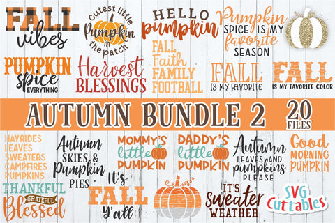 Autumn Bundle 2 SVG Svg Cuttables 