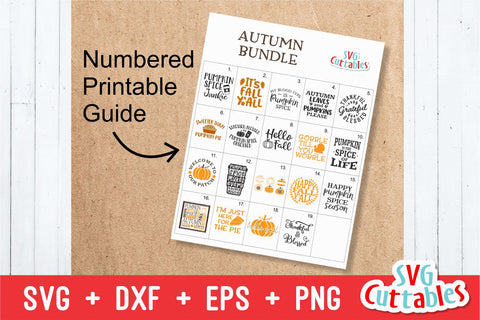 Autumn Bundle SVG Svg Cuttables 