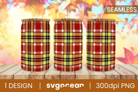 Autumn Can Glass Sublimation | PNG | 16 Oz | 20 Oz Libbey Glass SVG SvgOcean 