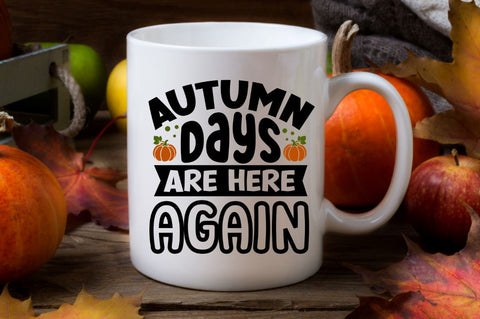 Autumn days are here again SVG SVG Regulrcrative 