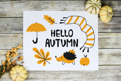 Autumn Design Elements Sublimation Rin Green 