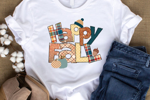 Autumn Doodle Letters PNG, Fall Alpha Bundle Sublimation Crafty Mama Studios 