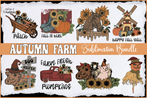 Autumn Farm Sublimation Bundle Sublimation Jagonath Roy 