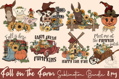 Autumn Farm Sublimation PNG Bundle Sublimation LAM HOANG THUY 
