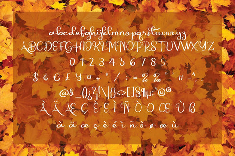 Autumn Font Erik Studio 