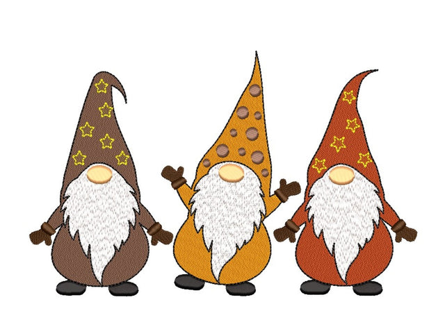 Autumn Gnomes Embroidery Design Embroidery/Applique DESIGNS Nino Nadaraia 