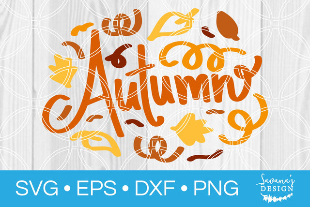 Autumn Hand Drawn SVG SavanasDesign 