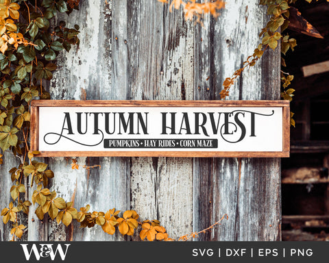 Autumn Harvest SVG | Fall Market SVG SVG Wood And Walt 