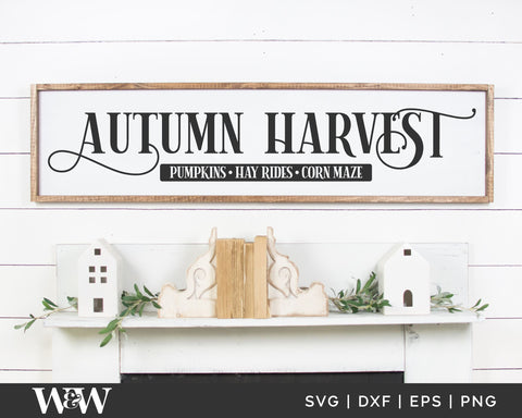 Autumn Harvest SVG | Fall Market SVG SVG Wood And Walt 