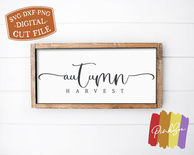 Autumn Harvest SVG Files | Fall Sign Svg | Family Svg | Farmhouse Svg | Commercial Use | Cricut | Silhouette | Digital Cut Files (1095585751) SVG PinkZou 