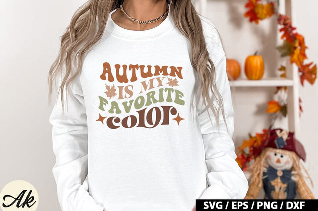 Autumn is my favorite color Retro SVG SVG akazaddesign 