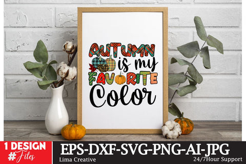 Autumn Is My Favorite Color Sublimation PNG Design Sublimation Insomnia Std 