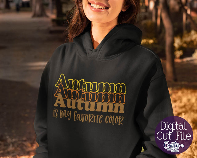 Autumn Is My Favorite Color Svg - Fall Cut File SVG Crafty Mama Studios 