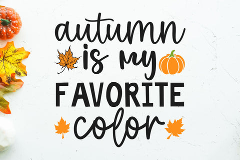 Autumn is my favorite color SVG SVG Regulrcrative 