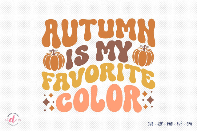 Autumn is My Favourite Color, Retro Fall SVG SVG CraftLabSVG 