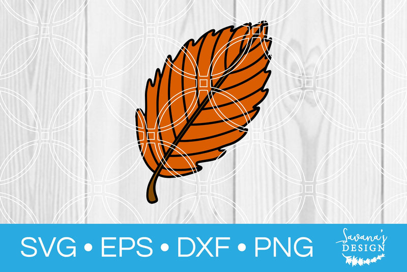 Autumn Leaf SVG SavanasDesign 