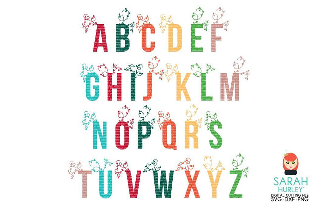 Autumn Leaves Alpha Set SVG Sarah Hurley 