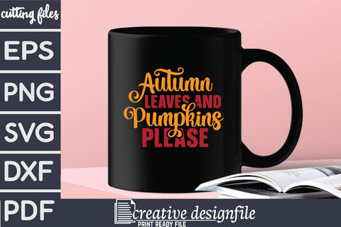 autumn leaves and pumpkins please SVG farhad farhad 