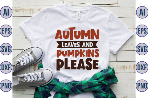 Autumn leaves and pumpkins please svg SVG orpitasn 