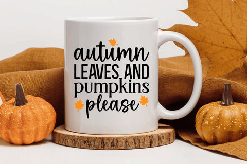 Autumn leaves and pumpkins please SVG SVG Regulrcrative 