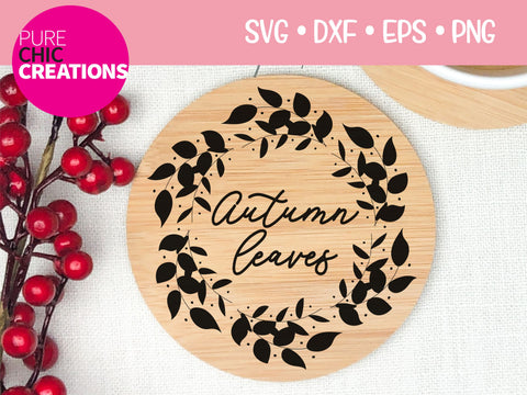 Autumn Leaves - Cricut - Silhouette - svg - dxf - eps - png - Digital File - SVG Cut File - Fall SVG - svg clipart - Fall svg clipart - Fall SVG Pure Chic Creations 