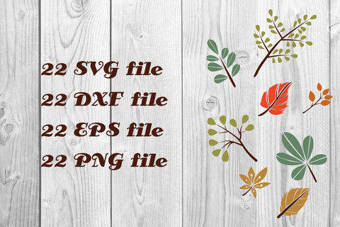 Autumn Leaves cut files SVG dadan_pm 
