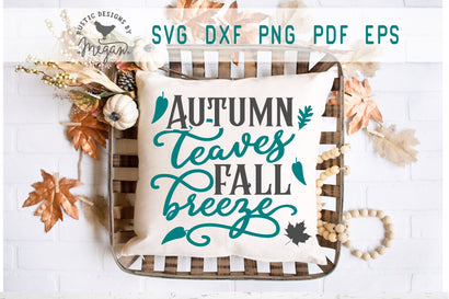 Autumn Leaves Fall Breeze Fall SVG SVG Tinker & Teal 