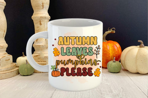 Autumn Leaves I Fall Sublimation Design I Autumn Sublimation Sublimation Happy Printables Club 