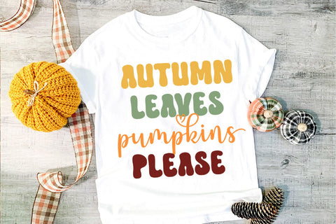 Autumn Leaves I Retro Fall SVG I Autumn SVG I Fall SVG SVG Happy Printables Club 