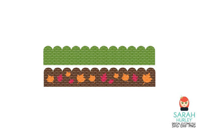 Autumn Leaves Page Banners SVG Sarah Hurley 