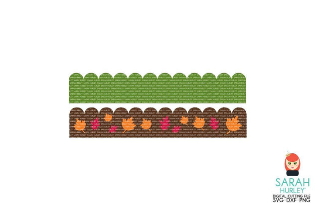 Autumn Leaves Page Banners SVG Sarah Hurley 