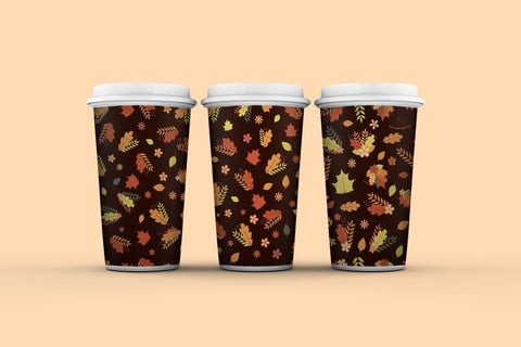 Autumn Leaves Seamless Patterns Digital Paper Bundle Digital Pattern LaBelezoka 