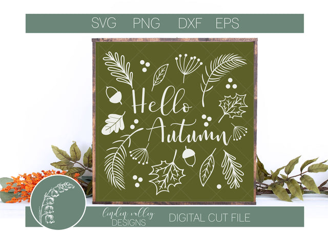 Autumn Leaves SVG SVG Linden Valley Designs 