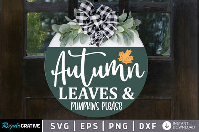 Autumn leaves SVG SVG Regulrcrative 
