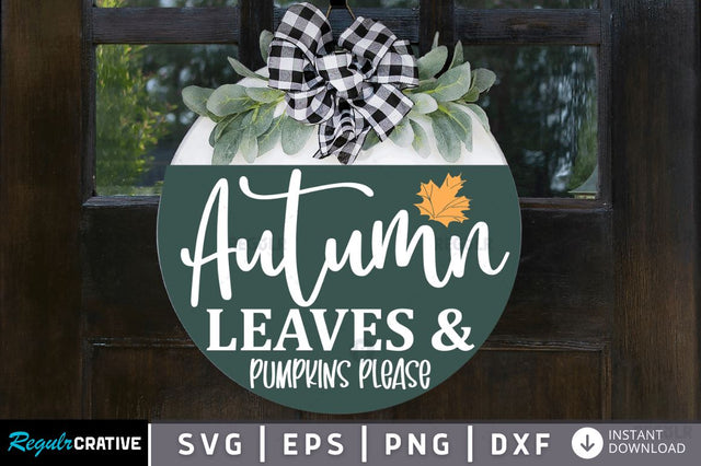 Autumn leaves SVG SVG Regulrcrative 