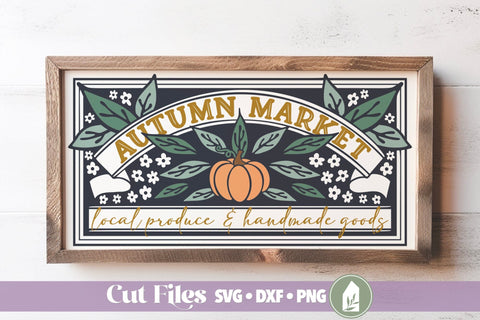 Autumn Market SVG, Fall Sign Designs SVG LilleJuniper 