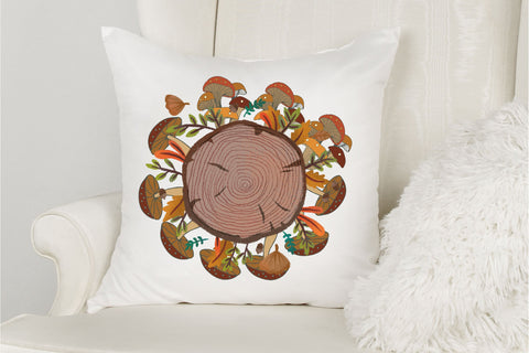 Autumn Mushroom Sublimation Bundle Sublimation Rupkotha 