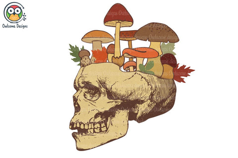 Autumn Mushroom Sublimation Designs Sublimation LAM HOANG THUY 