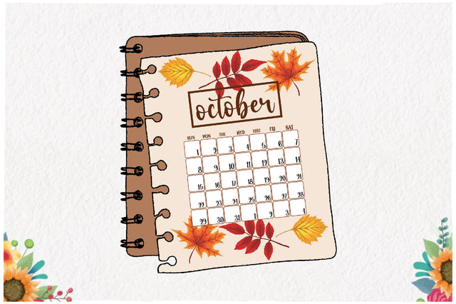 Autumn Notebook Sublimation Sublimation Jagonath Roy 