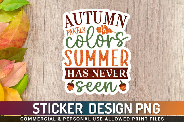 Autumn panels in colors Sublimation PNG Sublimation Regulrcrative 