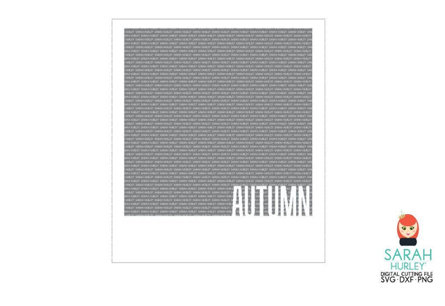 Autumn Polaroid SVG Sarah Hurley 