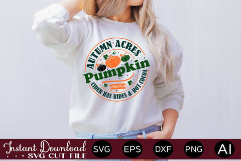 Autumn Pumpkin Svg Design SVG designmaster24 