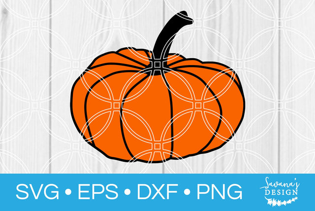 Autumn Pumpkin SVG SavanasDesign 
