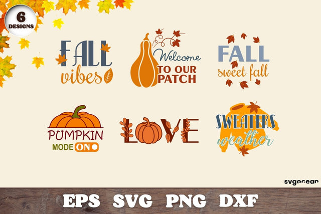 Autumn Quotes Keychain Svg Bundle | Leopard | Autumn Svg SVG SvgOcean 