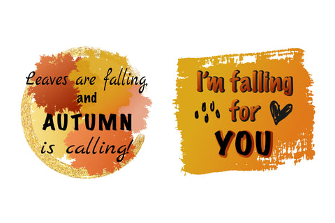 Autumn Quotes PNG.Fall Sublimation Bundles SVG Olga Terlyanskaya 