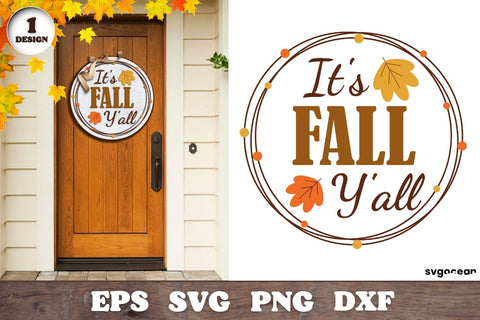 Autumn Round Signs | Svg Bundle | Door Hangers SVG SvgOcean 