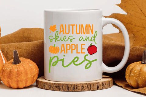Autumn skies and apple pies SVG SVG Regulrcrative 