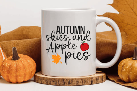 Autumn skies and apple pies SVG SVG Regulrcrative 