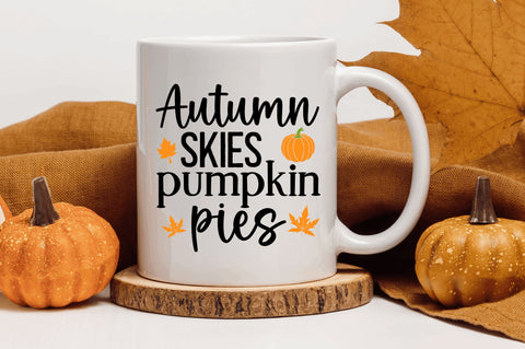 Autumn skies pumpkin pies SVG SVG Regulrcrative 
